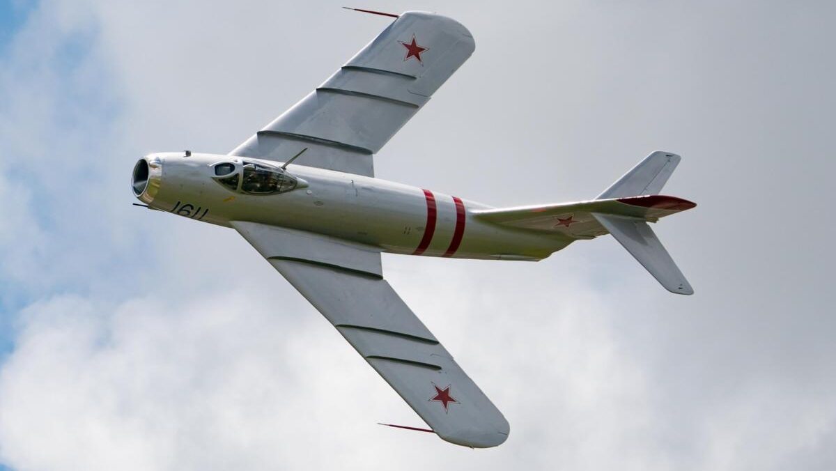 MiG-17F from Fighter Jets Inc. flying