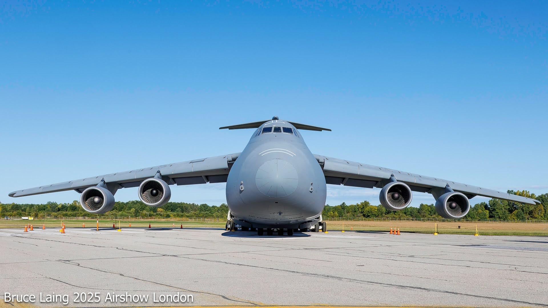 C-5M Super Galaxy from 436th Airlift Wing, Dover AFB. Photo by Bruce Laing