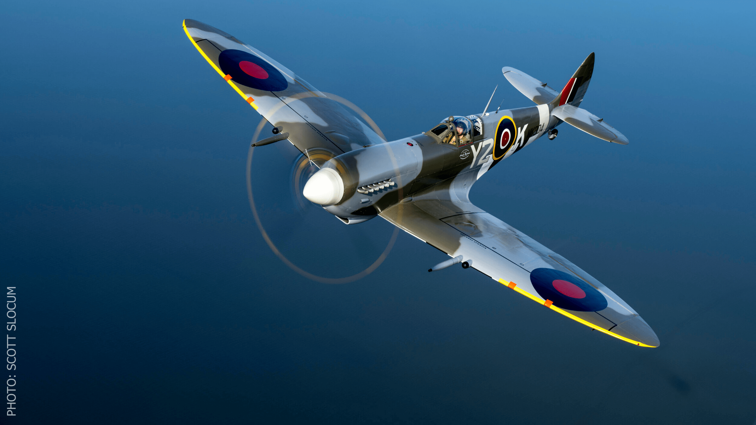 Supermarine Spitfire Mk IX, Vintage Wings of Canada. Photo by Scott Slocum