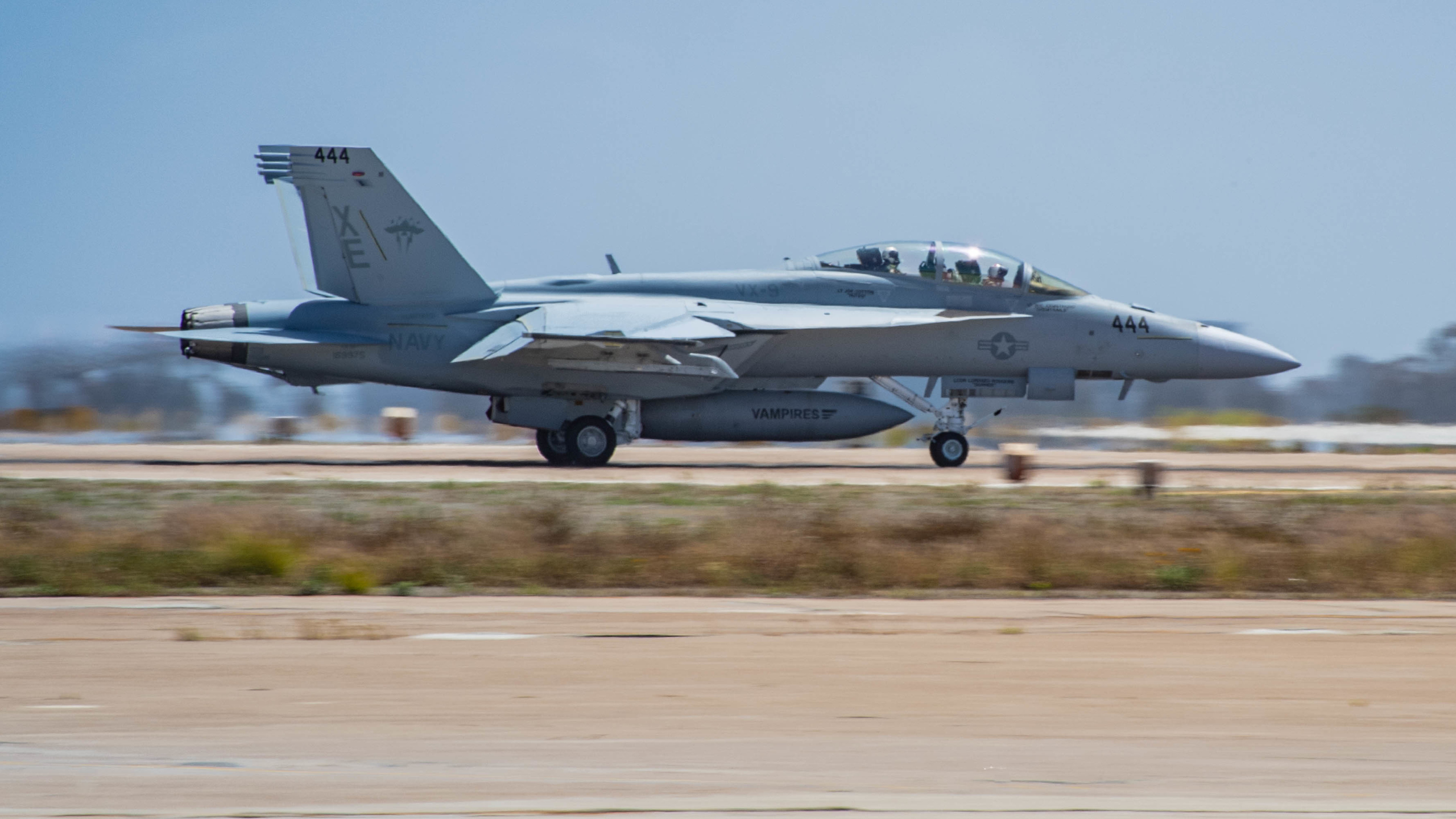 U.S. Navy F/A-18F Super Hornet, VX-9, NAWS China Lake, California