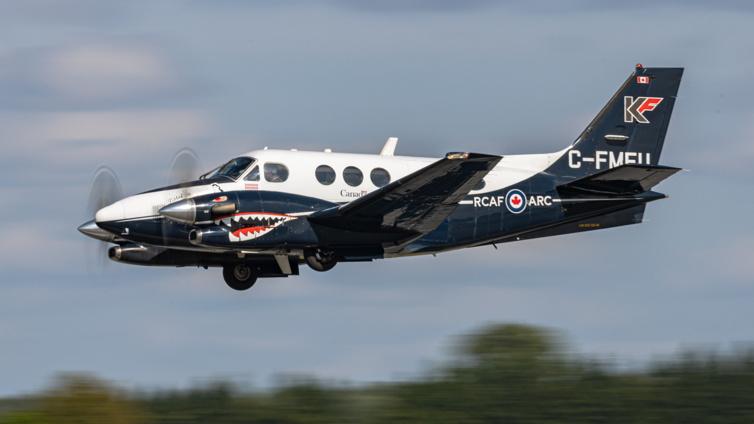 RCAF CT-145 King Air, Portage La Prairie, Manitoba